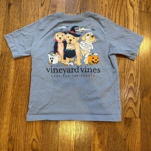 Vineyard Vines Toddler Halloween Pups Short Sleeved T. Size 3T.